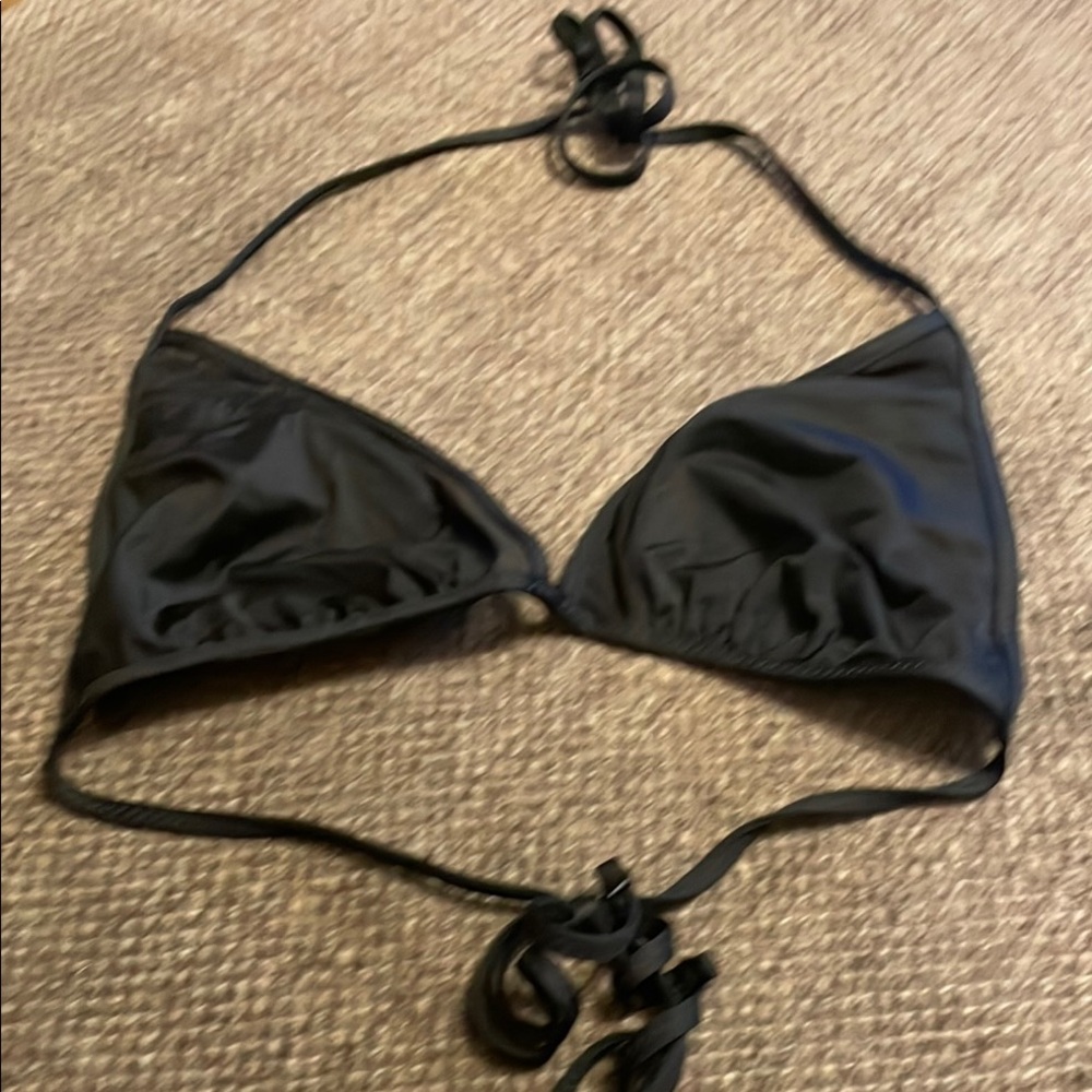 Black Triangle Bikini Top